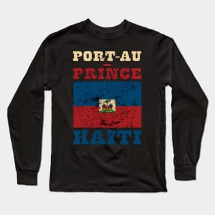 Flag of Haiti Long Sleeve T-Shirt